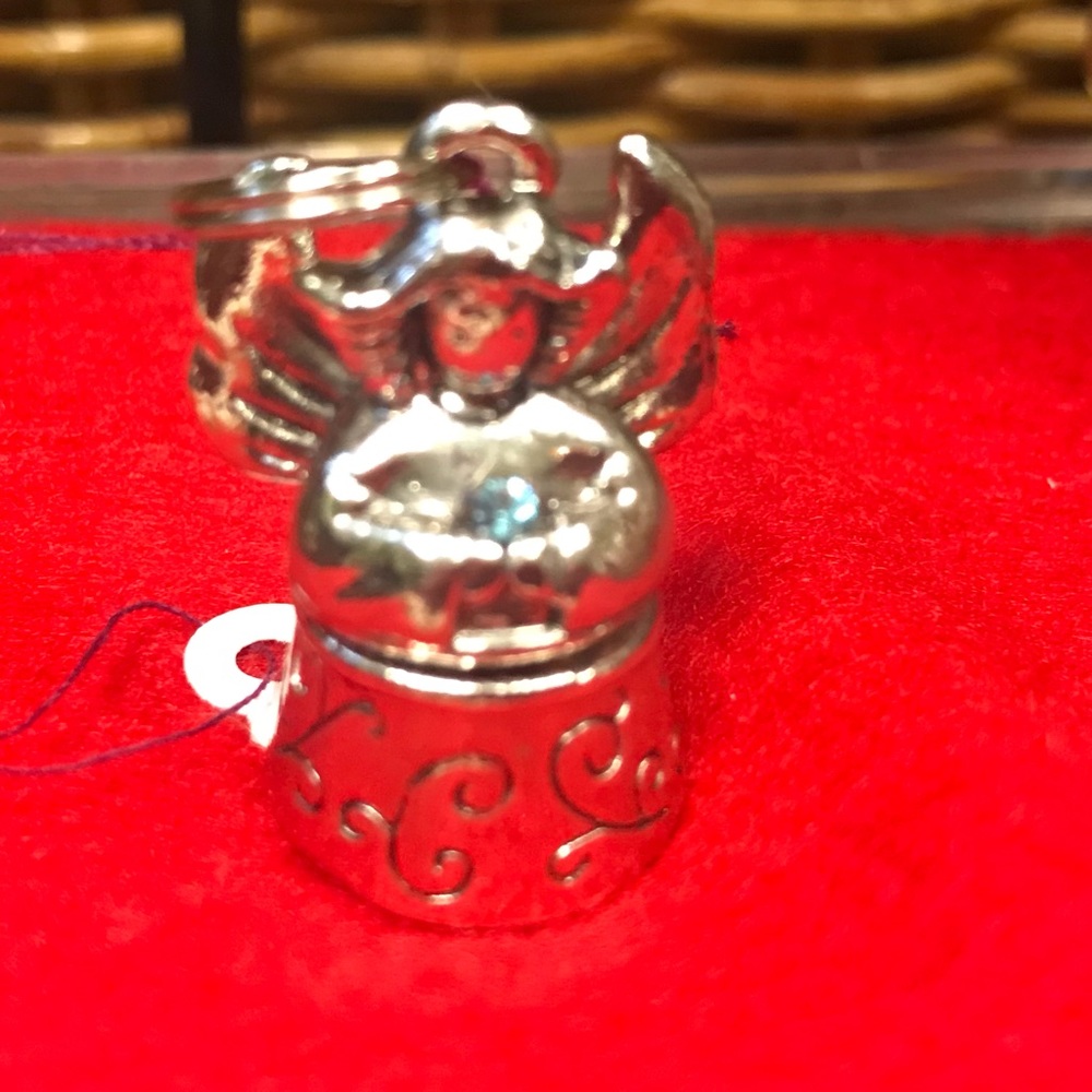 Angel pendent with Blue stone